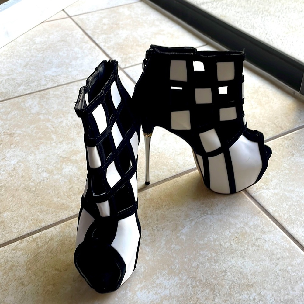 MaBeiNi stiletto platform heels